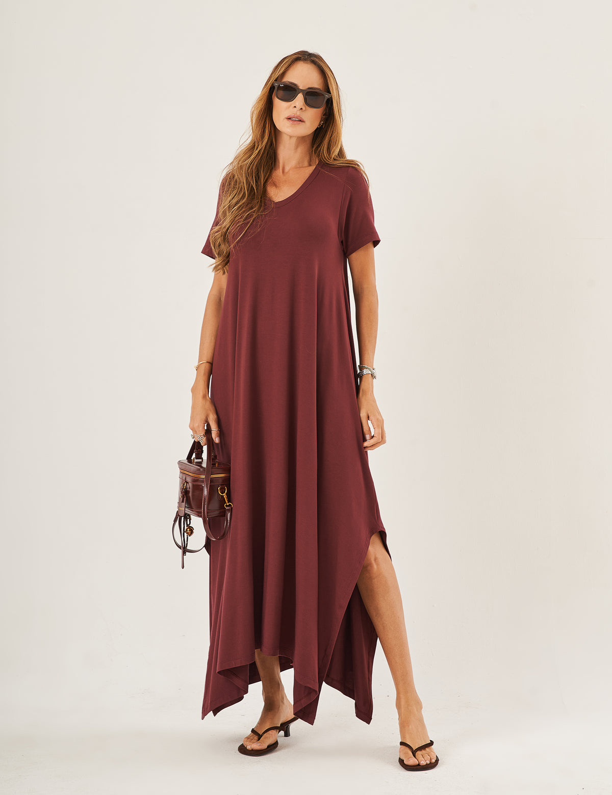 Vestido Aretha Malbec