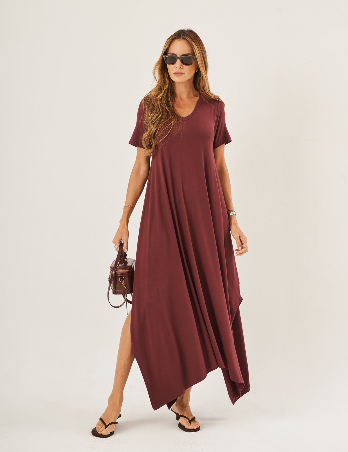 Vestido Aretha Malbec