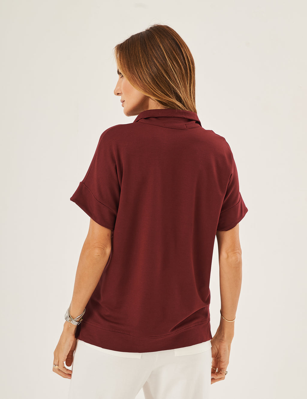 Blusa Yara Malbec