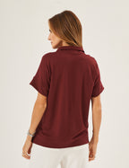 Blusa Yara Malbec