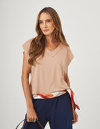 Blusa Alessia Bege