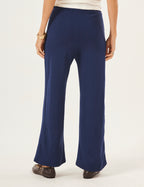 Calça Elisa Azul Marinho em Moletinho