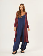 Cardigan com Fendas Sophie Malbec
