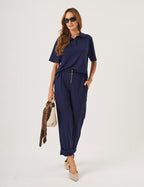 Conjunto Ravenna Azul Marinho