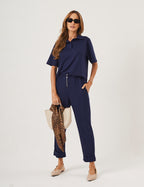 Conjunto Ravenna Azul Marinho