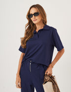 Conjunto Ravenna Azul Marinho