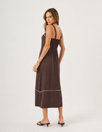 Vestido Antonella Marrom