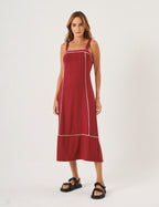 Vestido Antonella Bordô