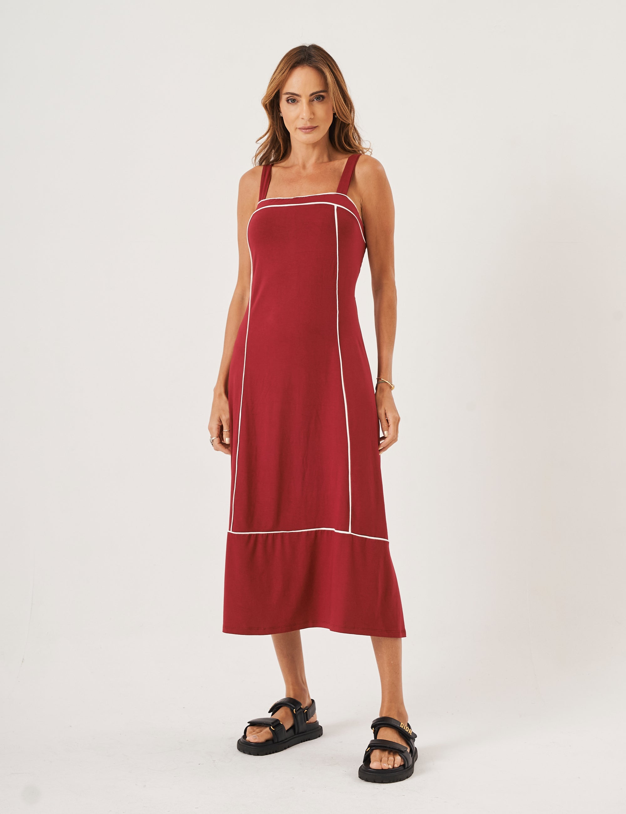 Vestido Antonella Bordô