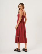 Vestido Antonella Bordô