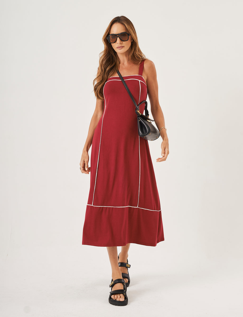 Vestido Antonella Bordô
