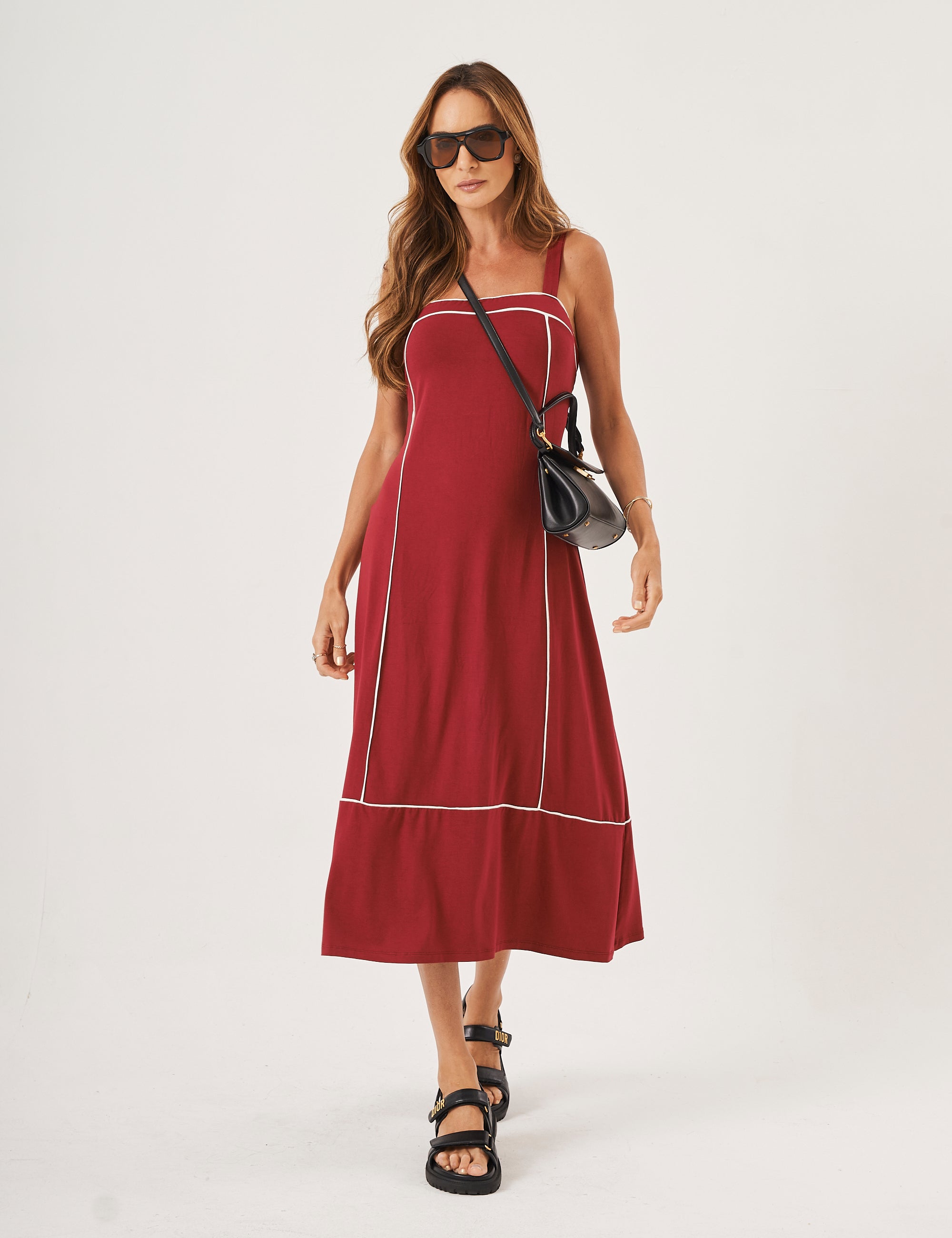 Vestido Antonella Bordô