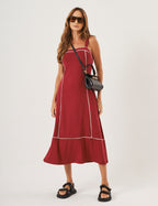 Vestido Antonella Bordô