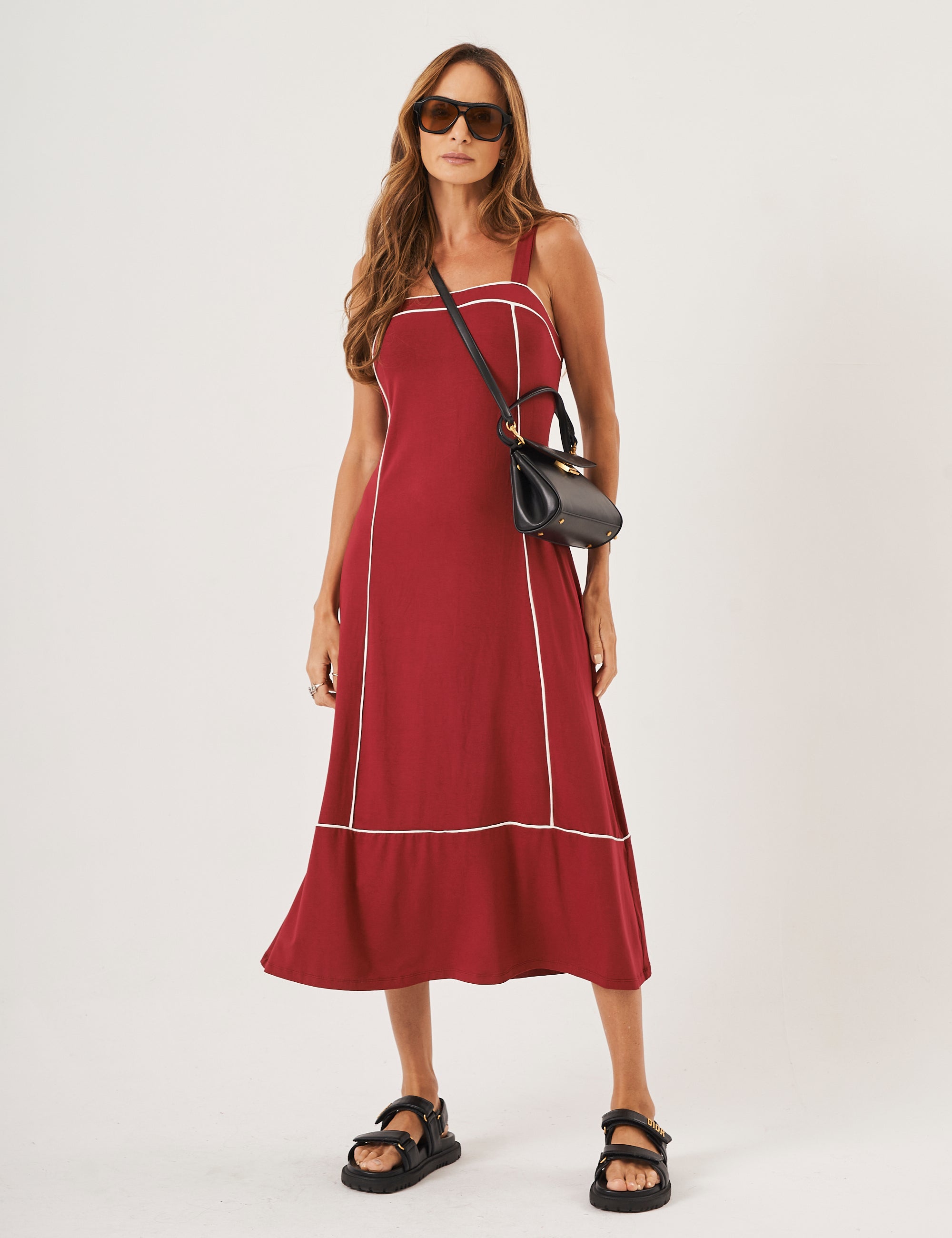Vestido Antonella Bordô