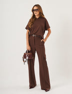 Conjunto Ophelia Marrom