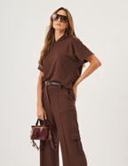 Conjunto Ophelia Marrom