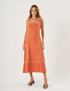 Vestido Antonella Terracota