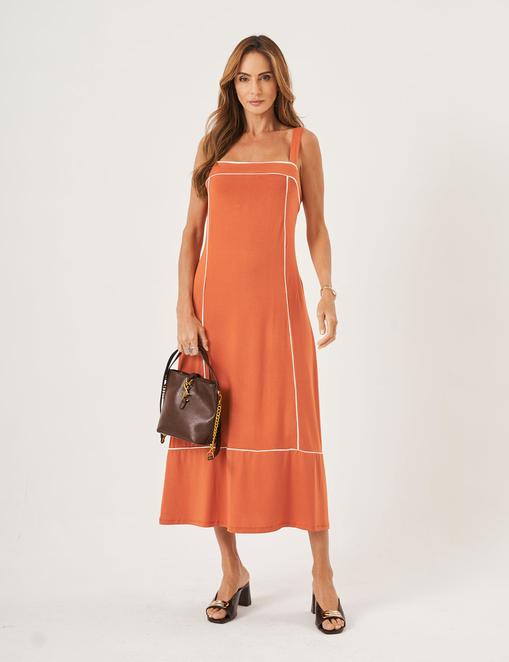 Vestido Antonella Terracota