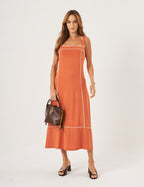 Vestido Antonella Terracota