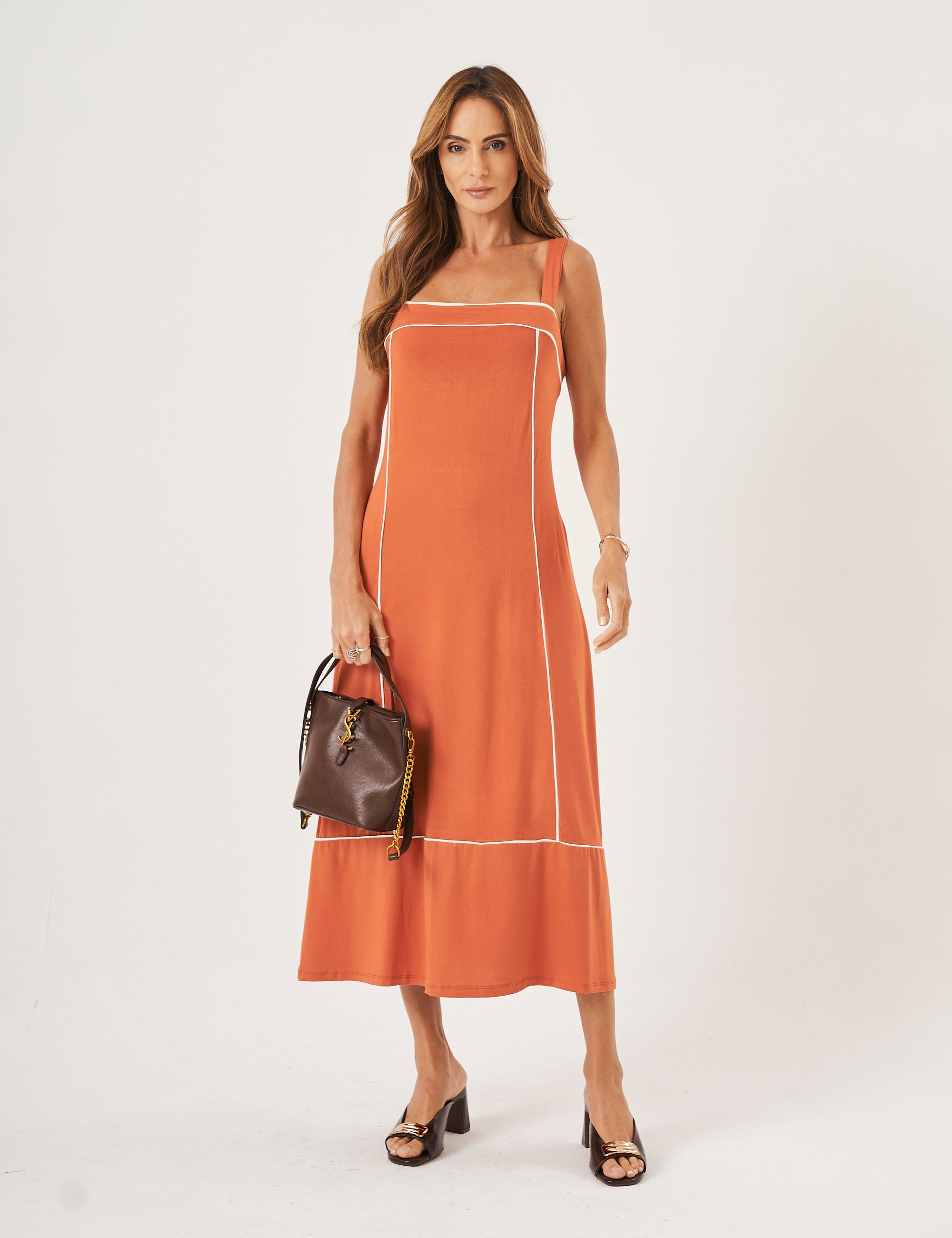 Vestido Antonella Terracota