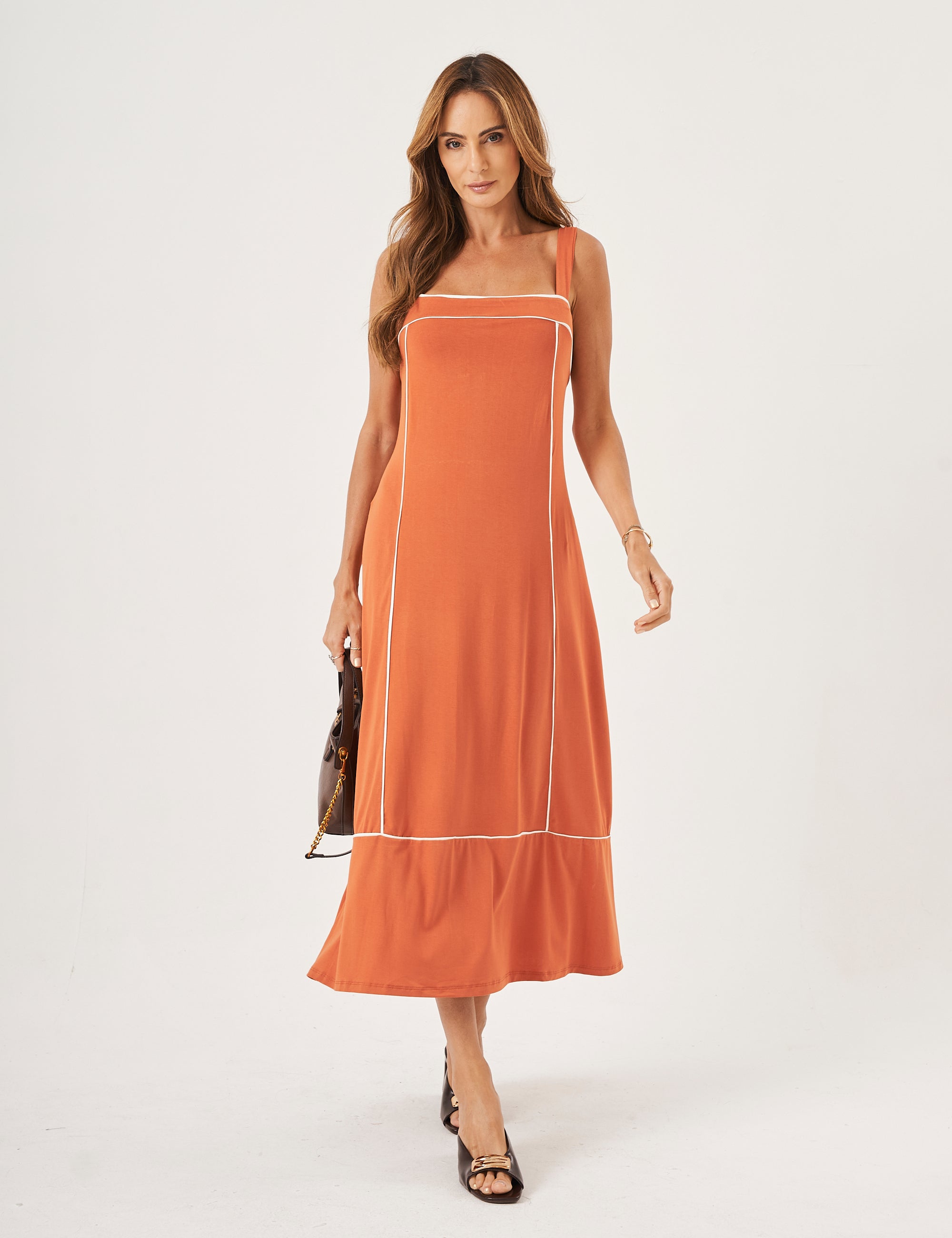 Vestido Antonella Terracota