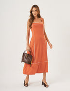 Vestido Antonella Terracota