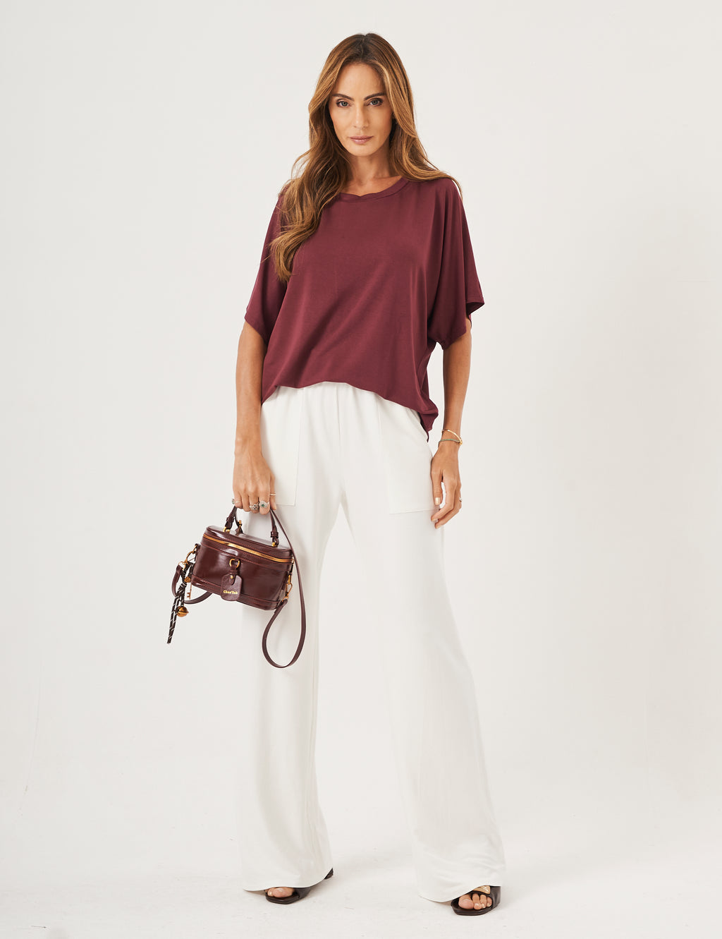 Blusa Elisa Malbec