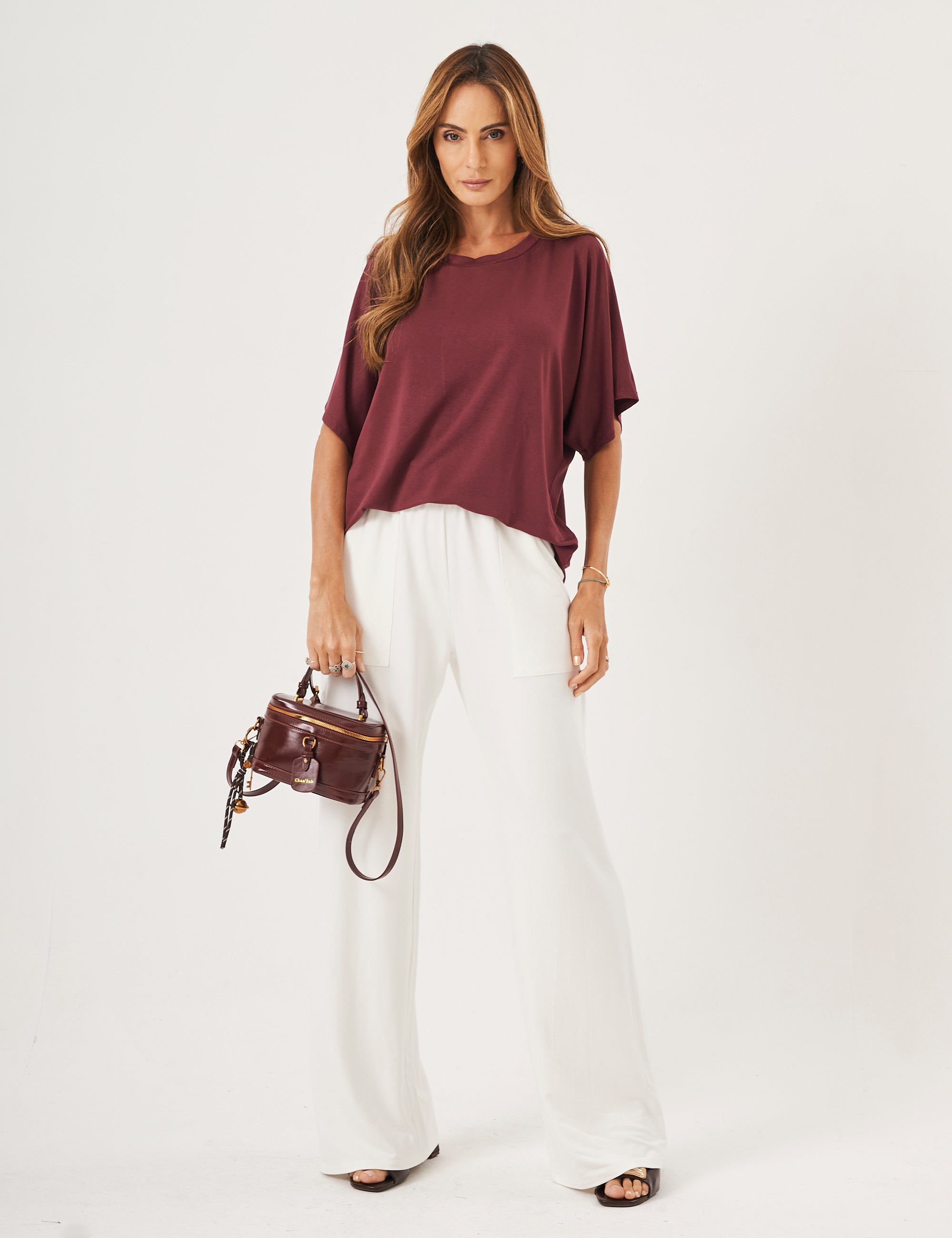 Blusa Elisa Malbec