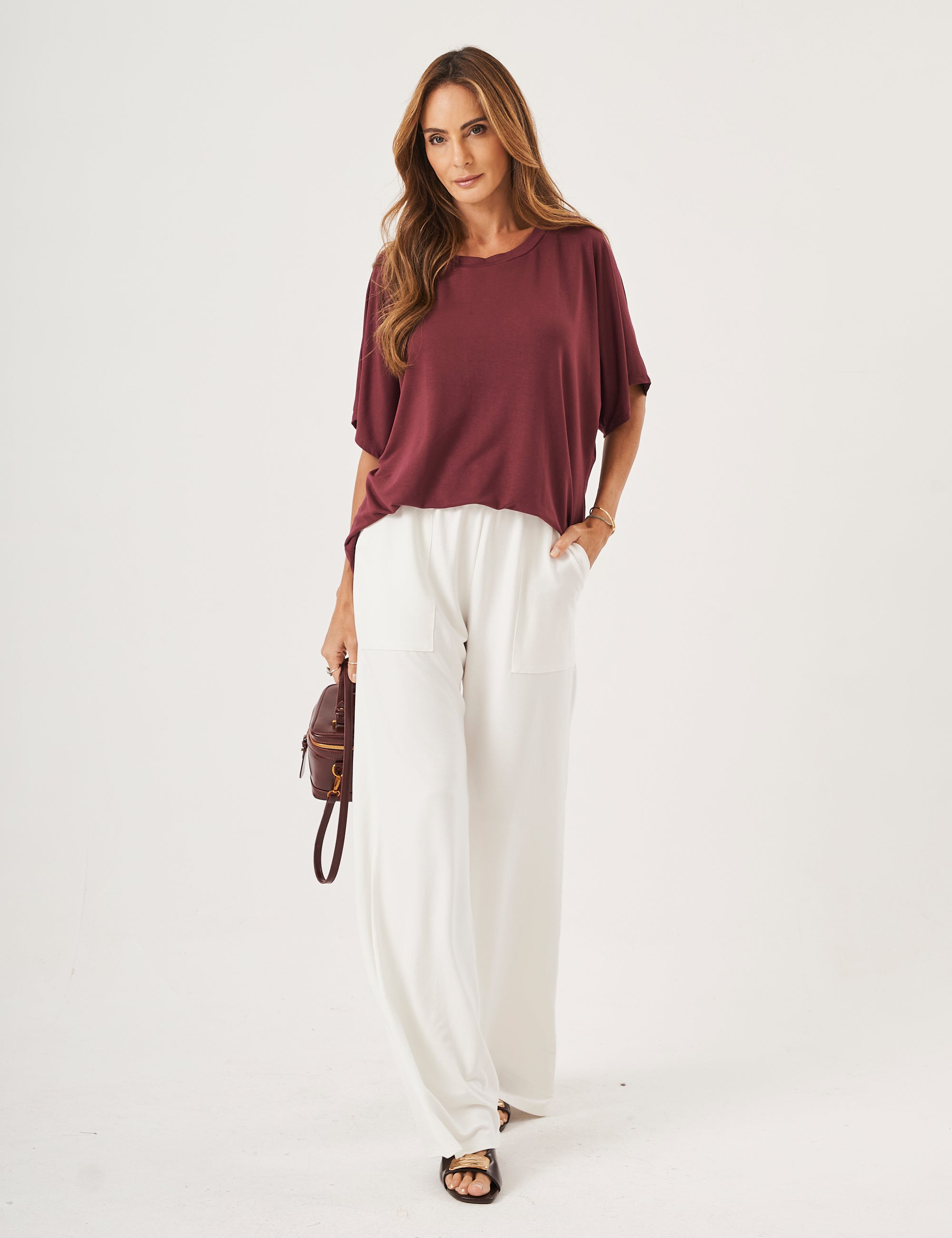 Blusa Elisa Malbec