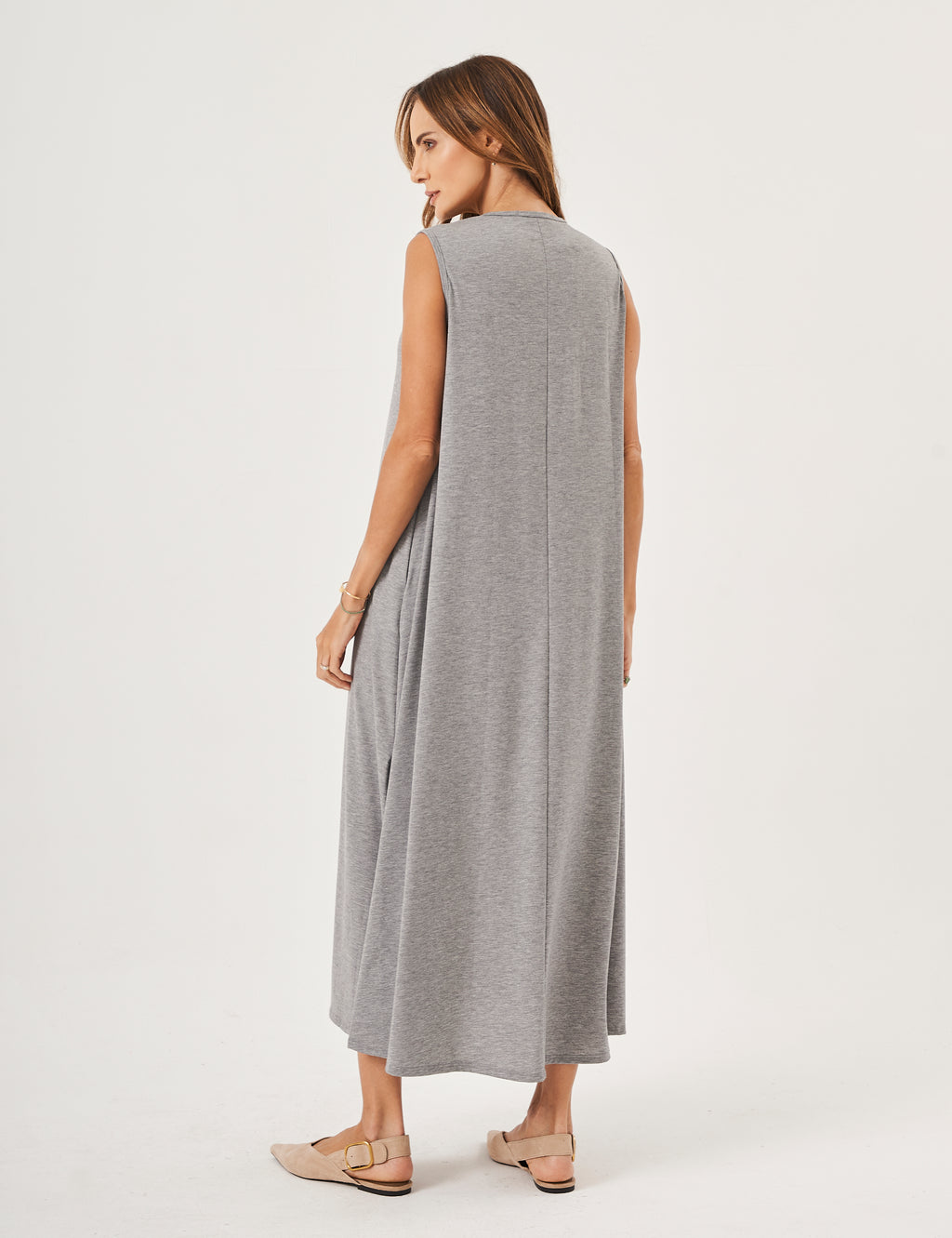 Vestido Longo Clara Mescla