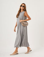 Vestido Longo Clara Mescla