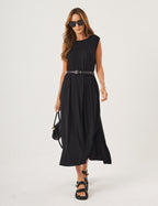 Vestido Longo Clara Preto