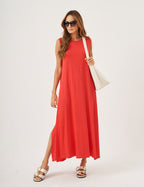 Vestido Longo Clara Vermelho
