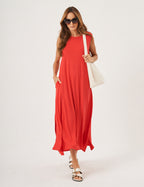 Vestido Longo Clara Vermelho