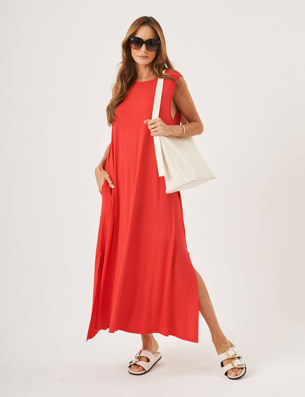 Vestido Longo Clara Vermelho