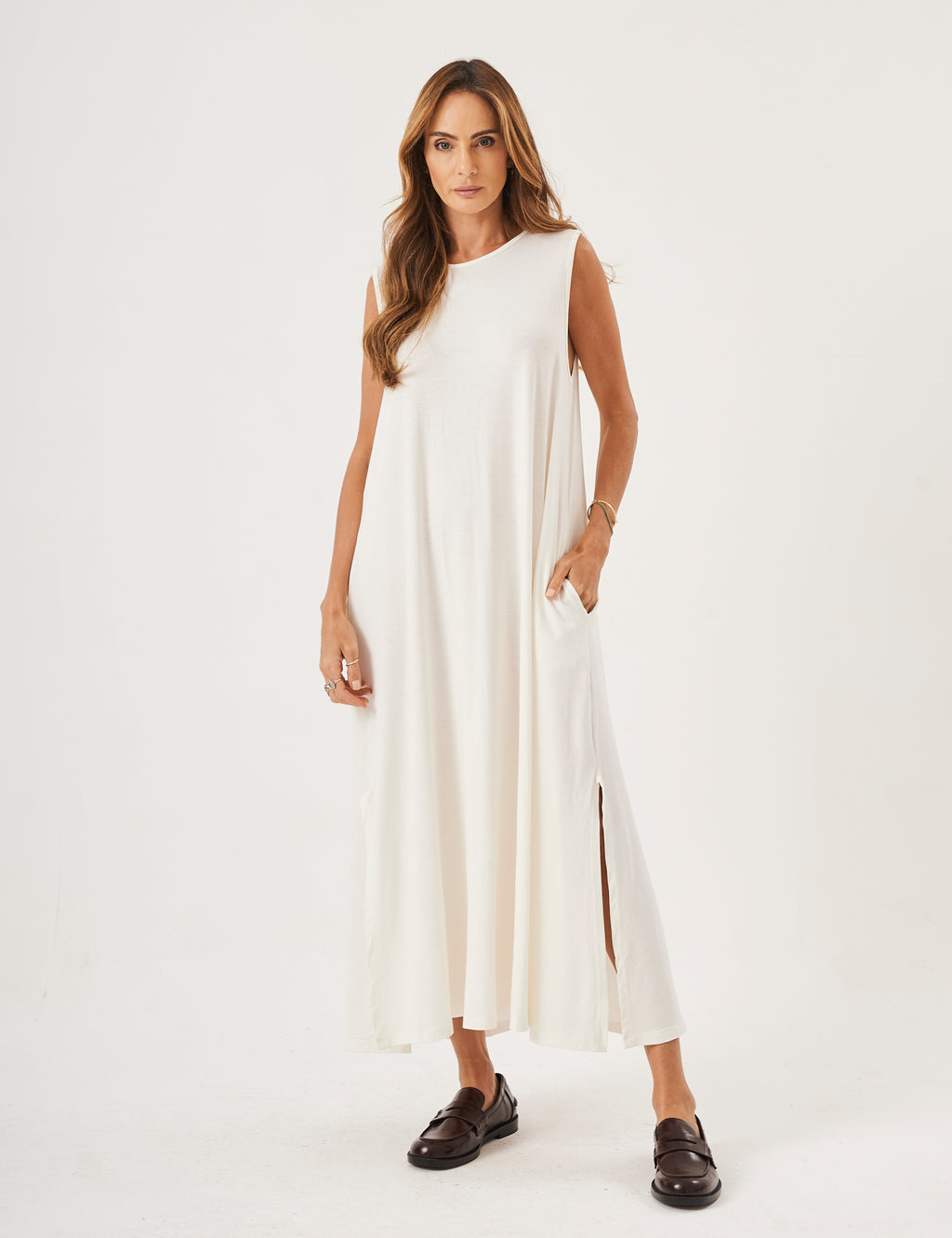 Vestido Longo Clara Off White