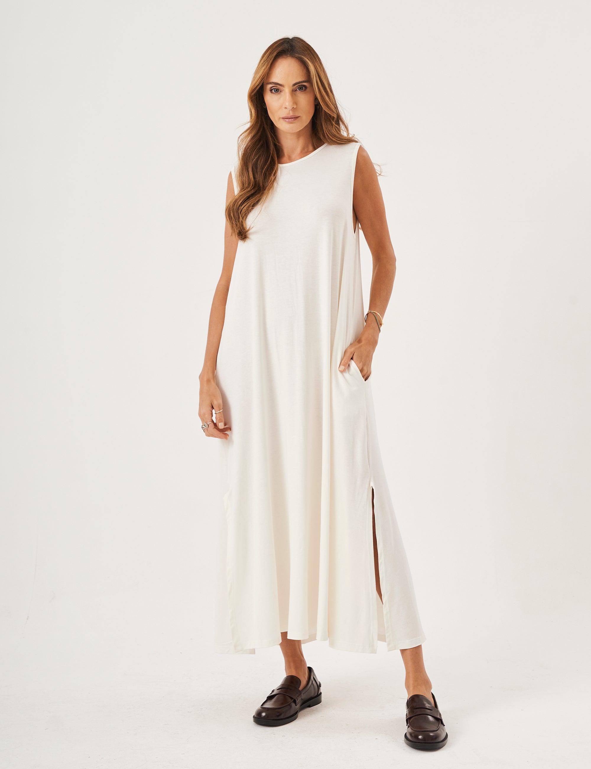 Vestido Longo Clara Off White