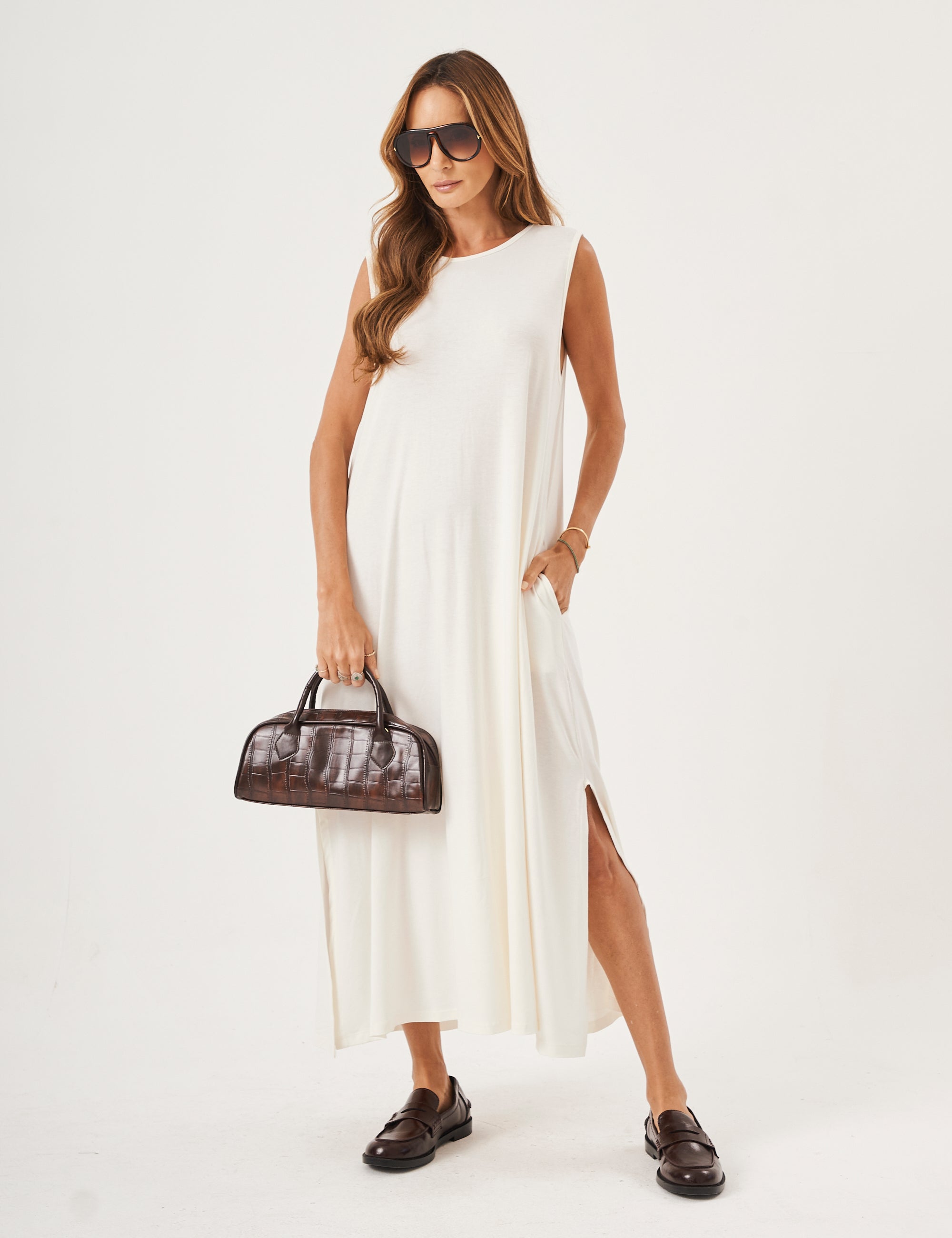 Vestido Longo Clara Off White