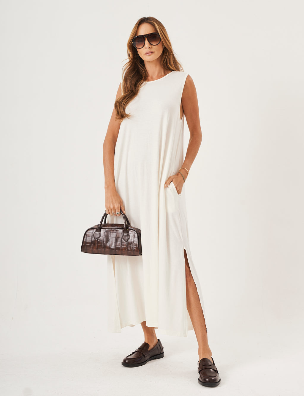 Vestido Longo Clara Off White