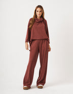 Conjunto Maya Bordô