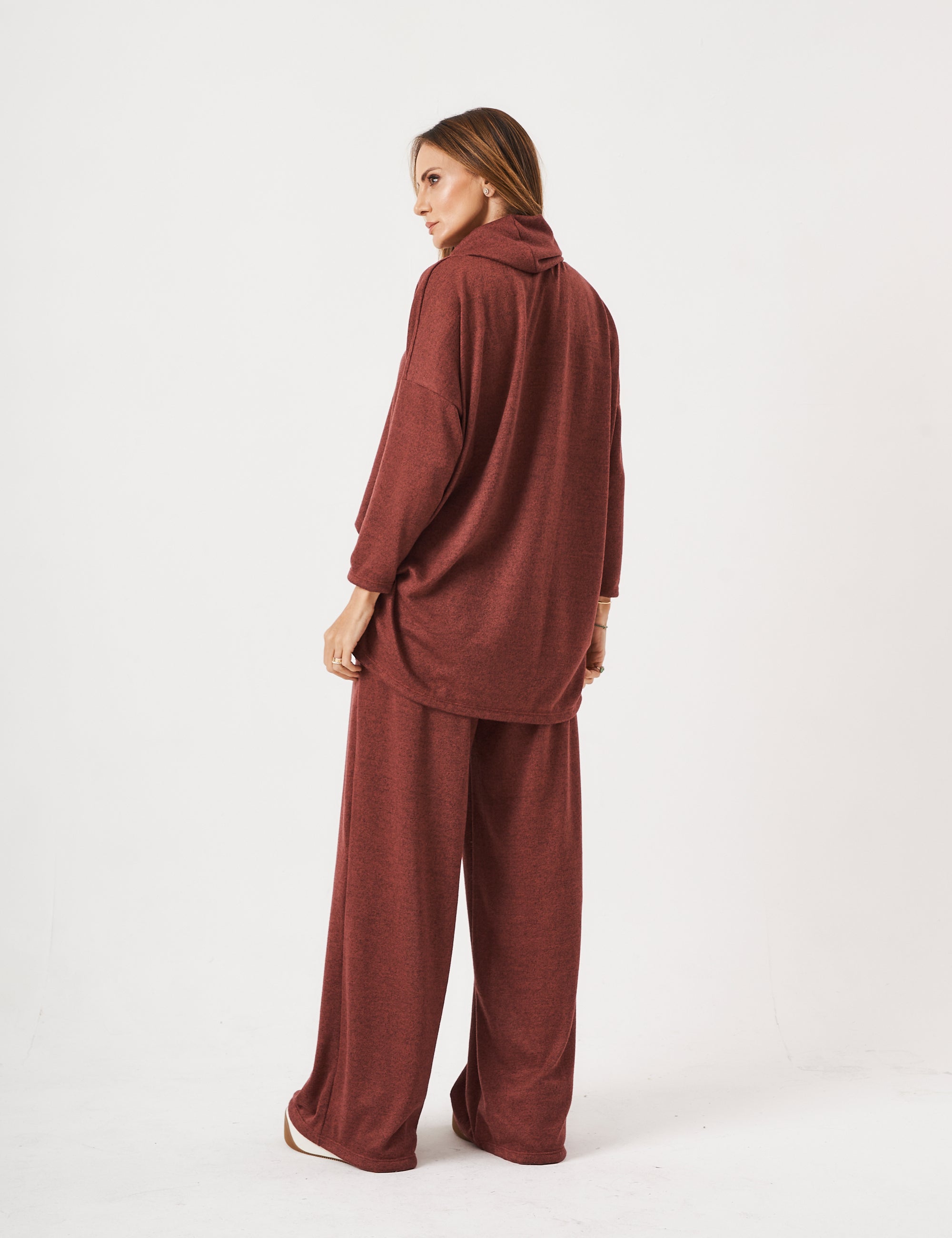 Conjunto Maya Bordô