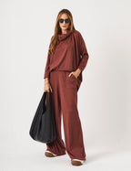 Conjunto Maya Bordô