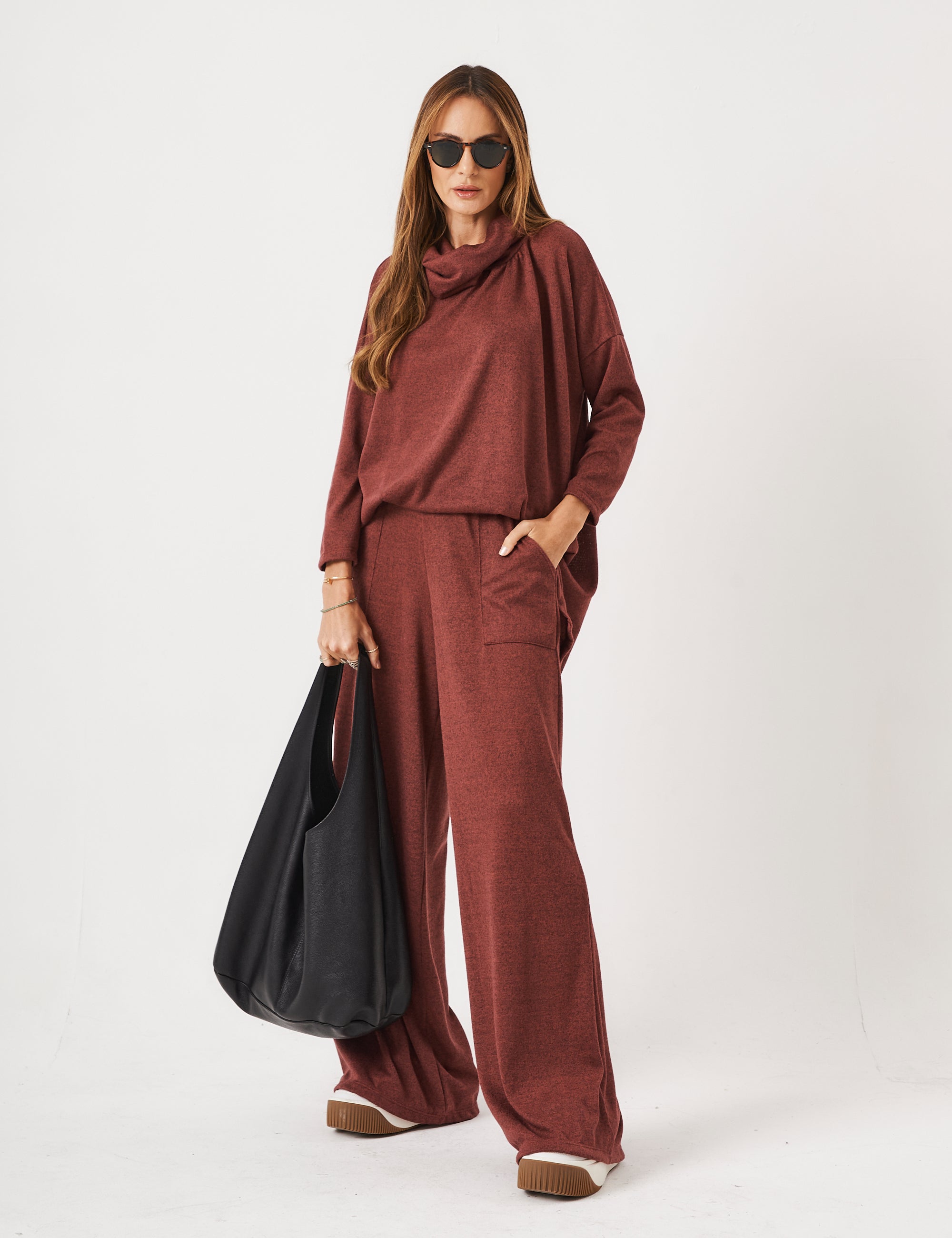 Conjunto Maya Bordô
