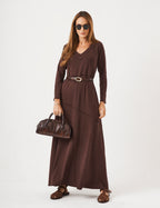 Vestido Emily Marrom