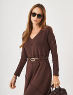 Vestido Emily Marrom