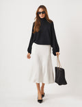 Poncho Tricot Preto