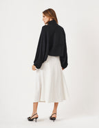 Poncho Tricot Preto