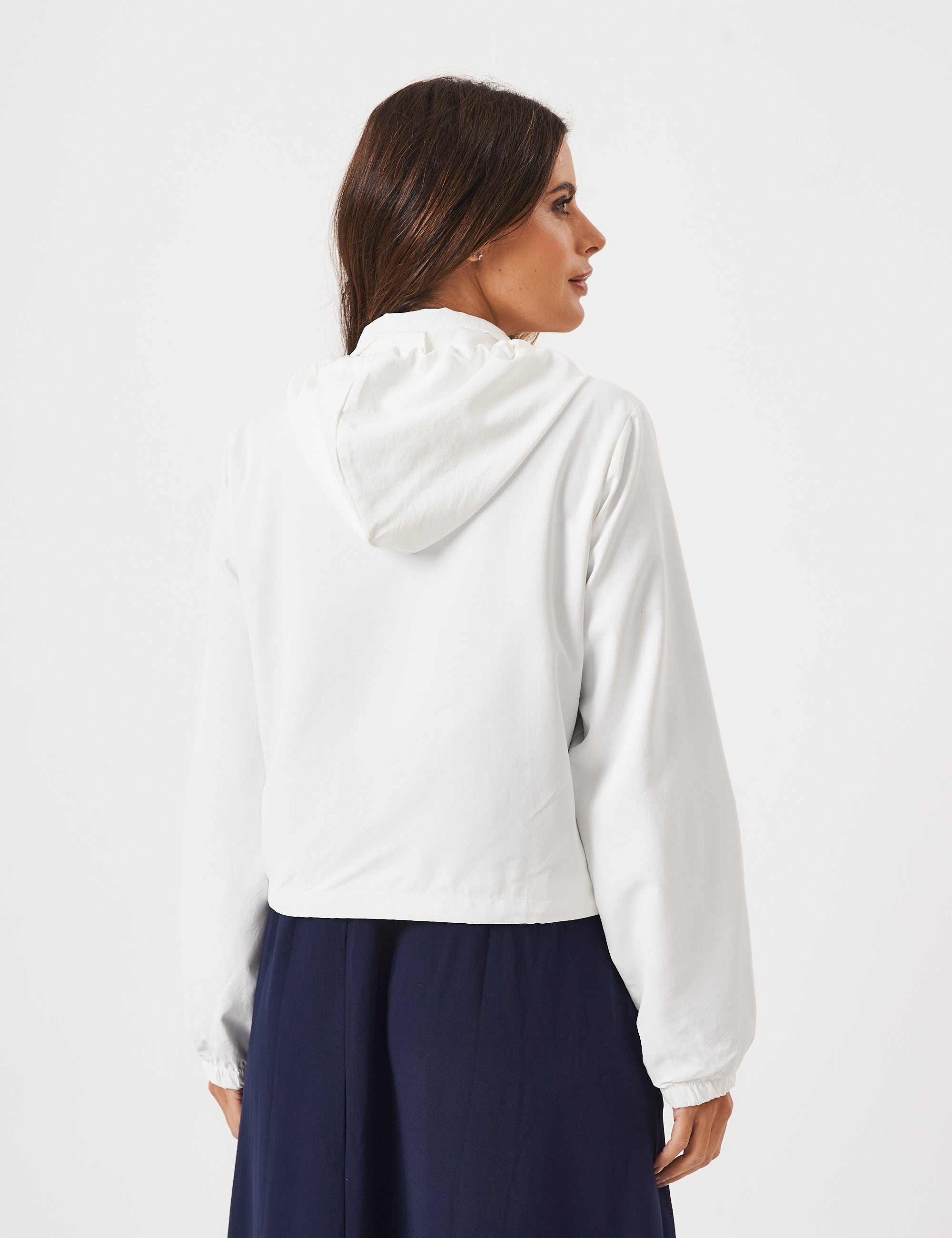 Jaqueta Corta Vento Off White