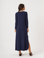 Vestido Longo Roma Marinho