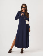 Vestido Longo Roma Marinho